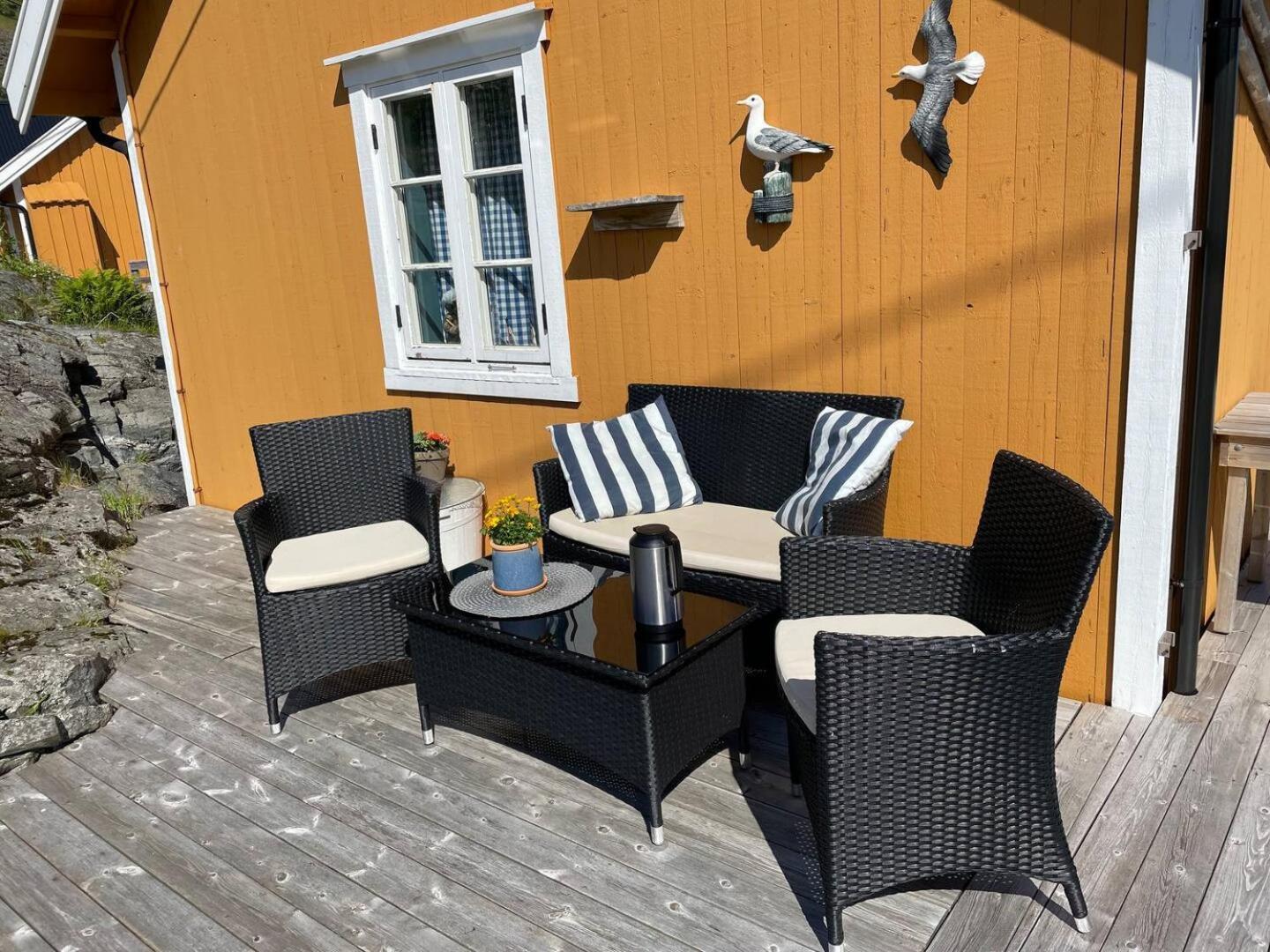 Koselig Rorbu Pa Tind Villa Sørvågen Buitenkant foto